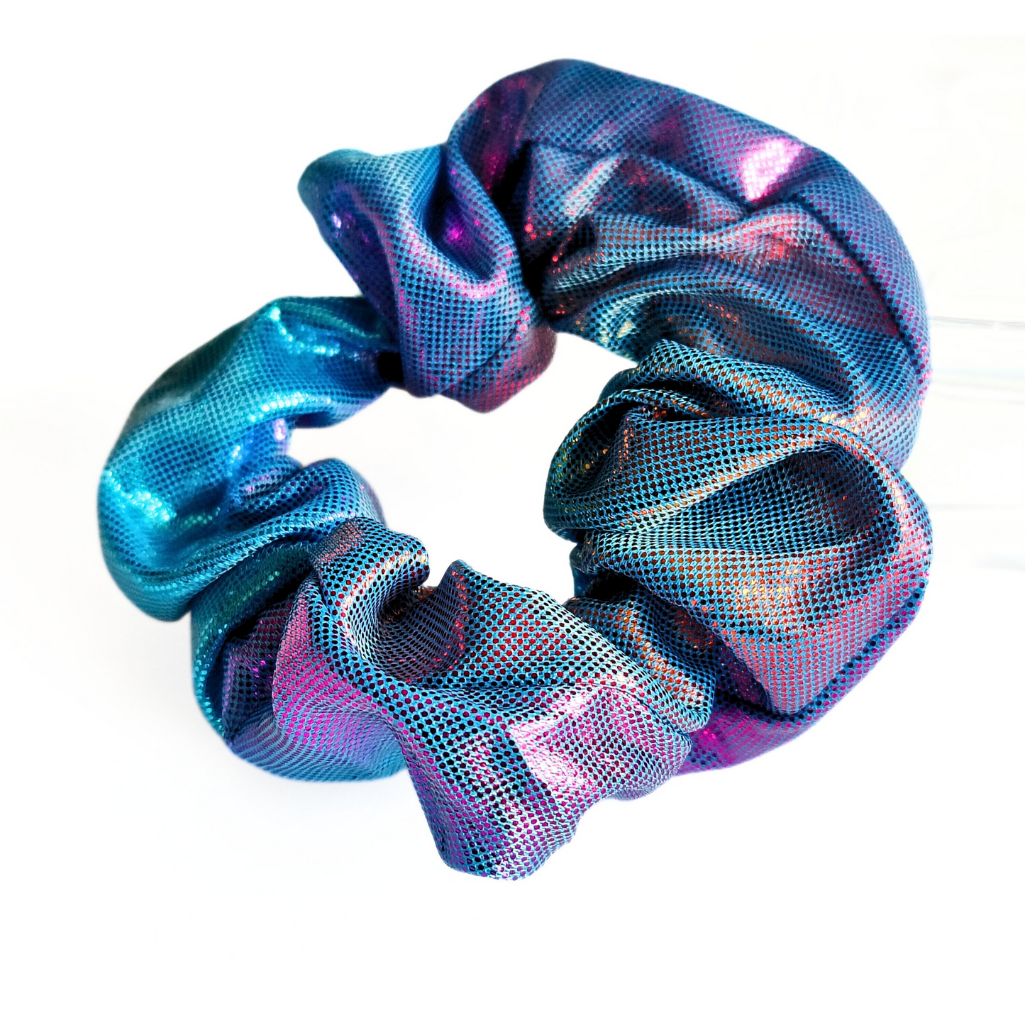 Shimmery Scrunchie in Nebula Glow
