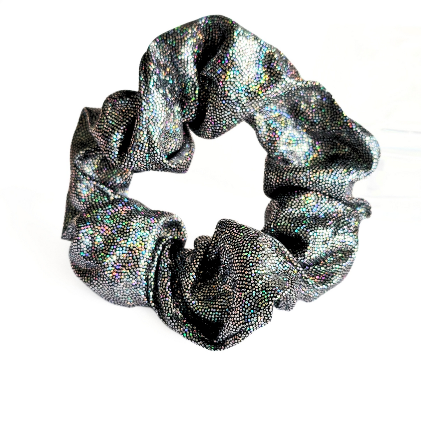 Shimmery Scrunchie in Moonlit Slate