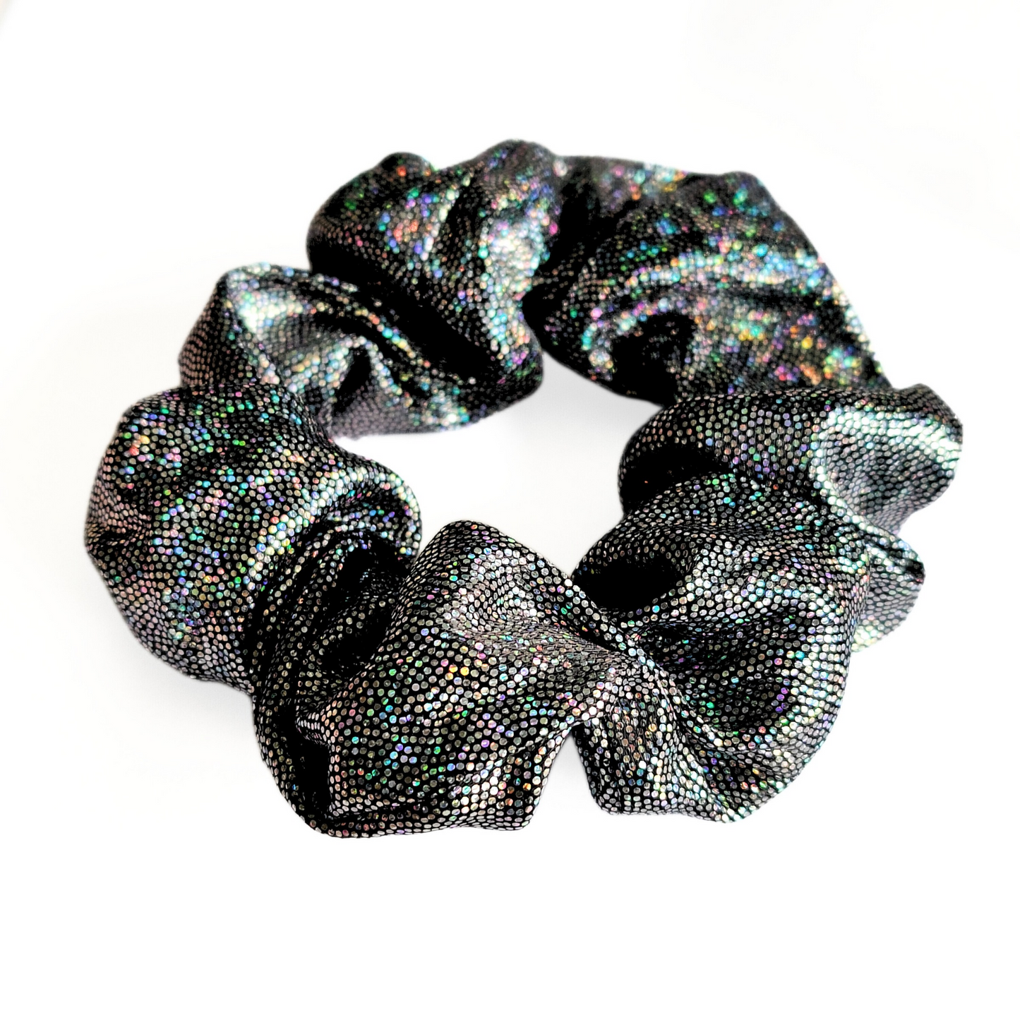 Shimmery Scrunchie in Moonlit Slate