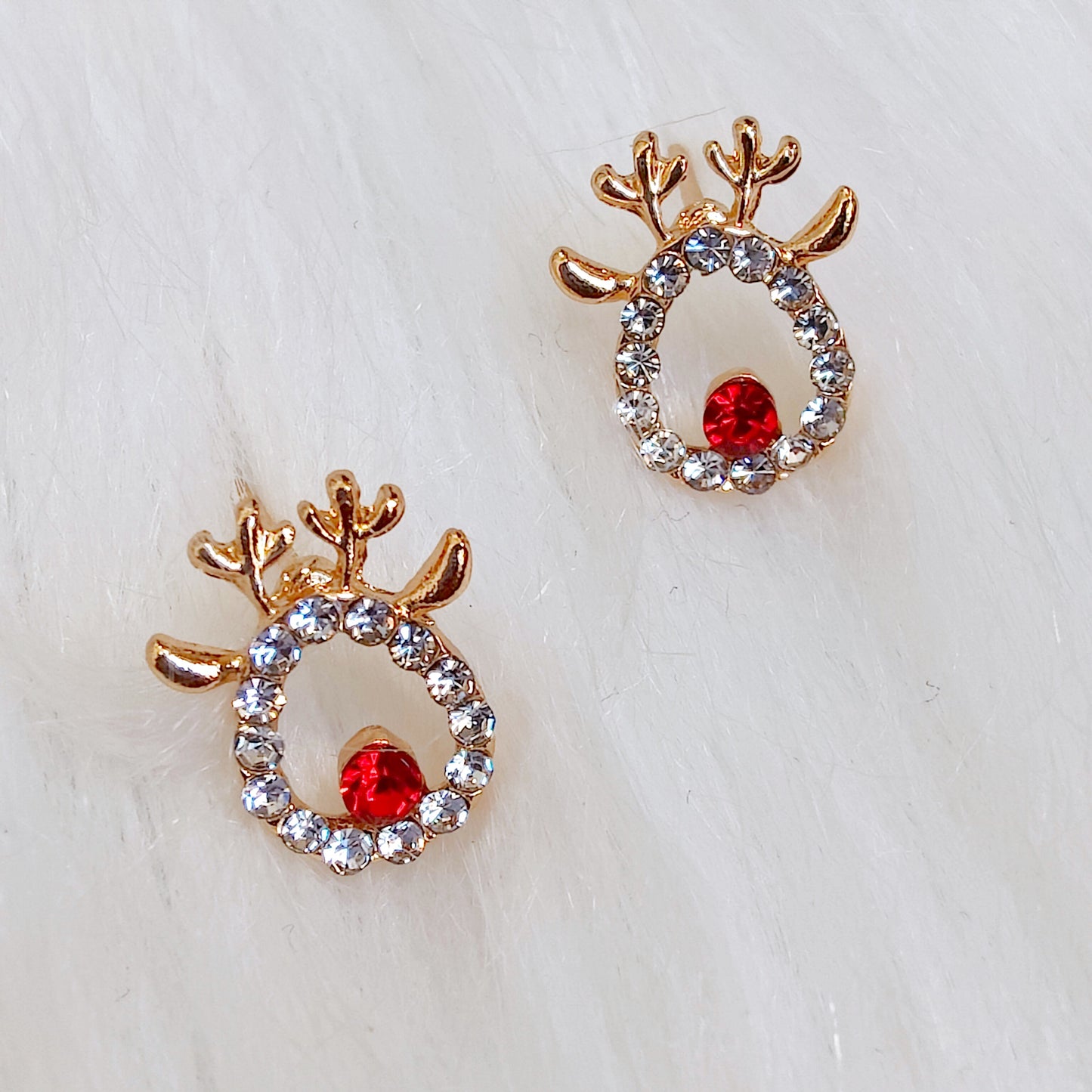 REINDEER diamante studs