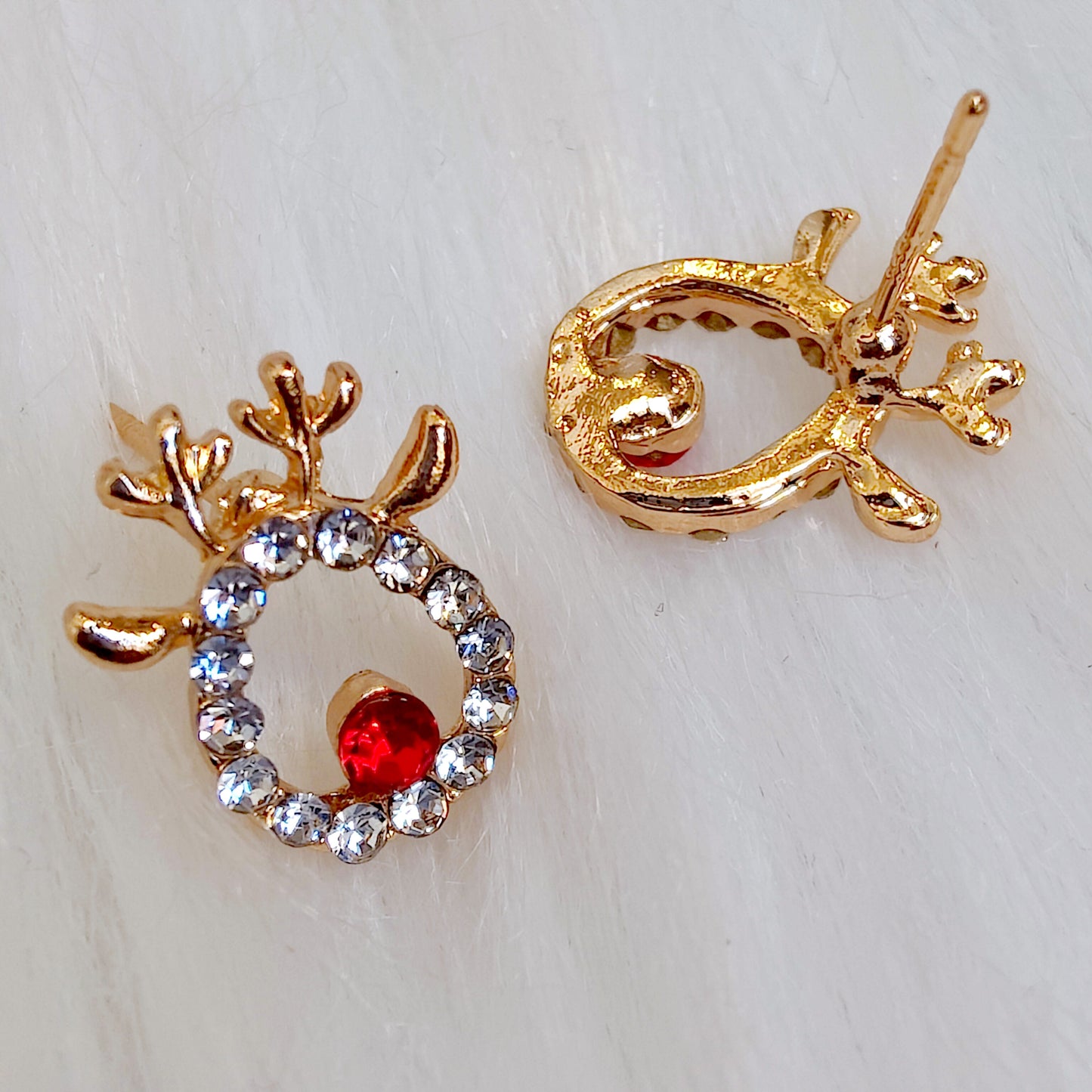 REINDEER diamante studs