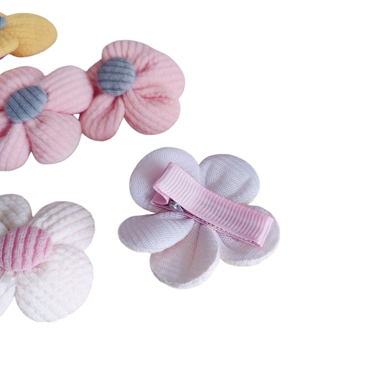 Children's Olivia Flower Hair Clips - 7 sets