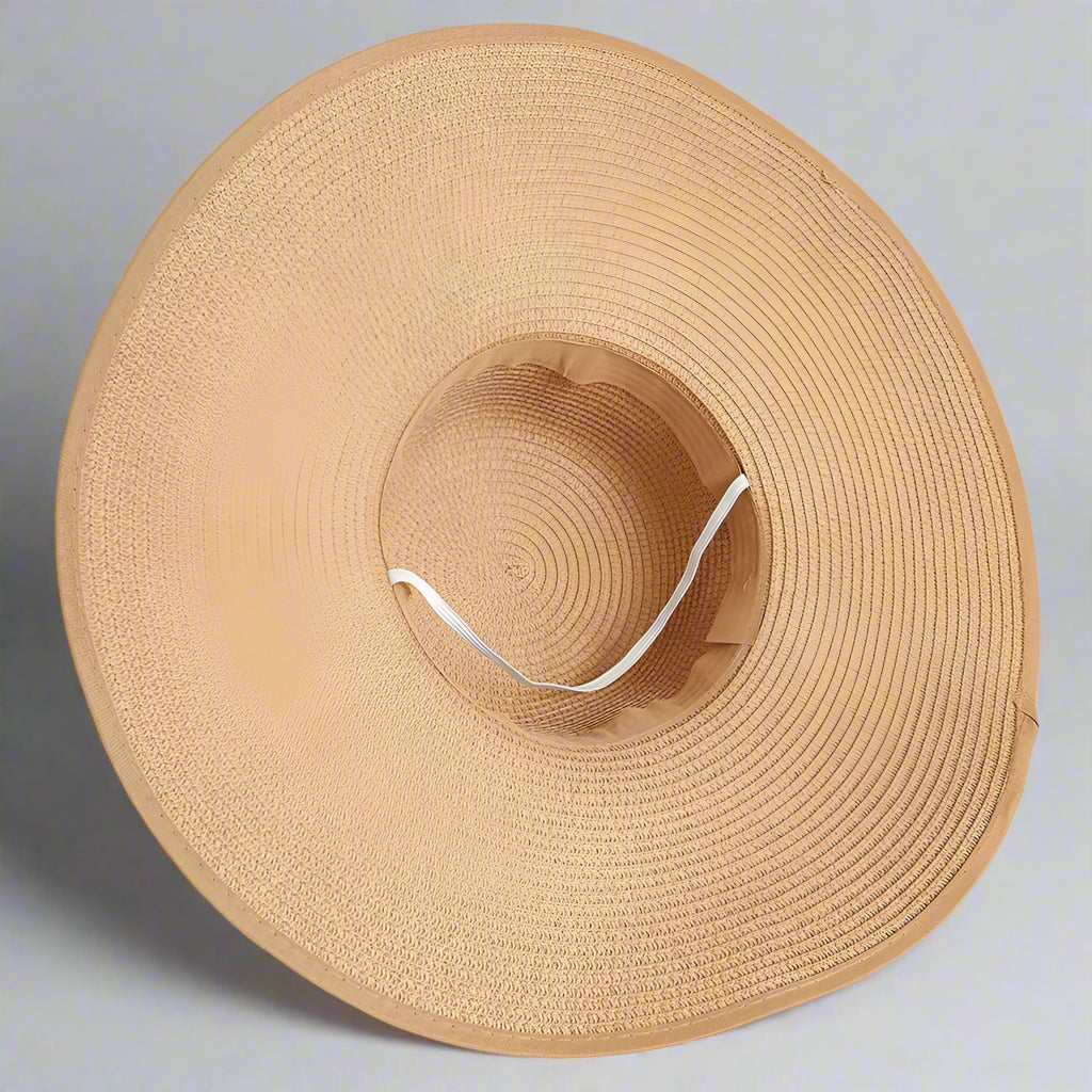 Leela Wide Brim Straw Hat, Summer Sun Hat for Women, Beach & Festival Style