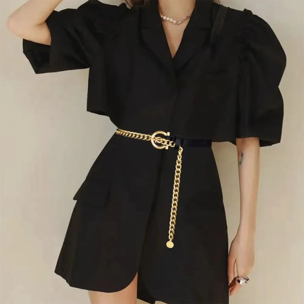 Charis Metal Waist Chain Belt