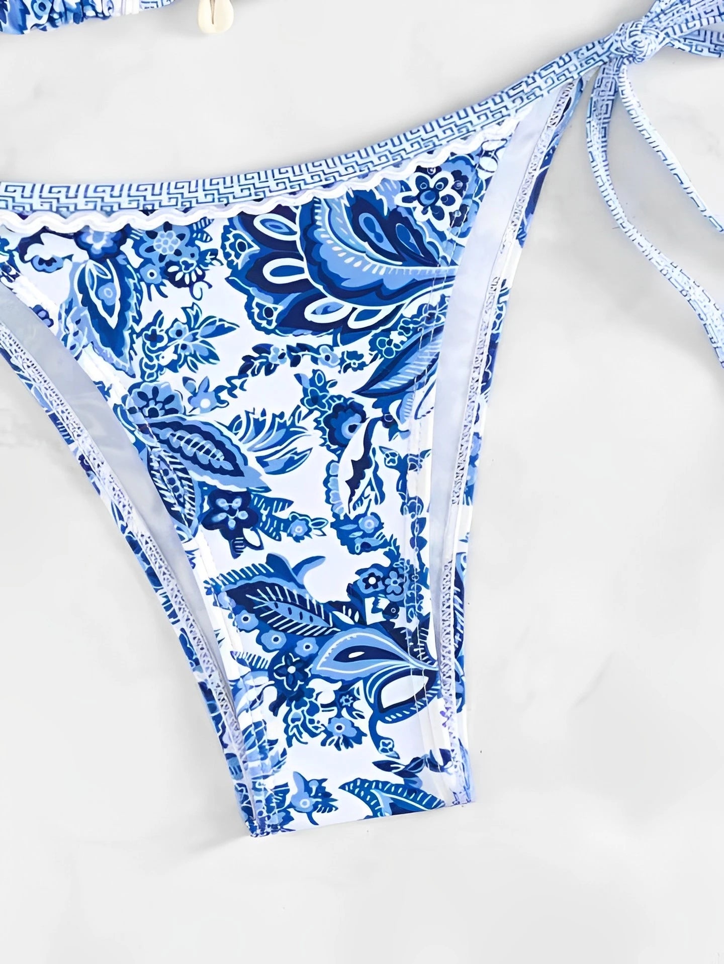 2025 Halter String Triangle Two Piece Bikini Women Swimwear Female Swimsuit Bathers Bathing Swimming Suit Beachwear Summer