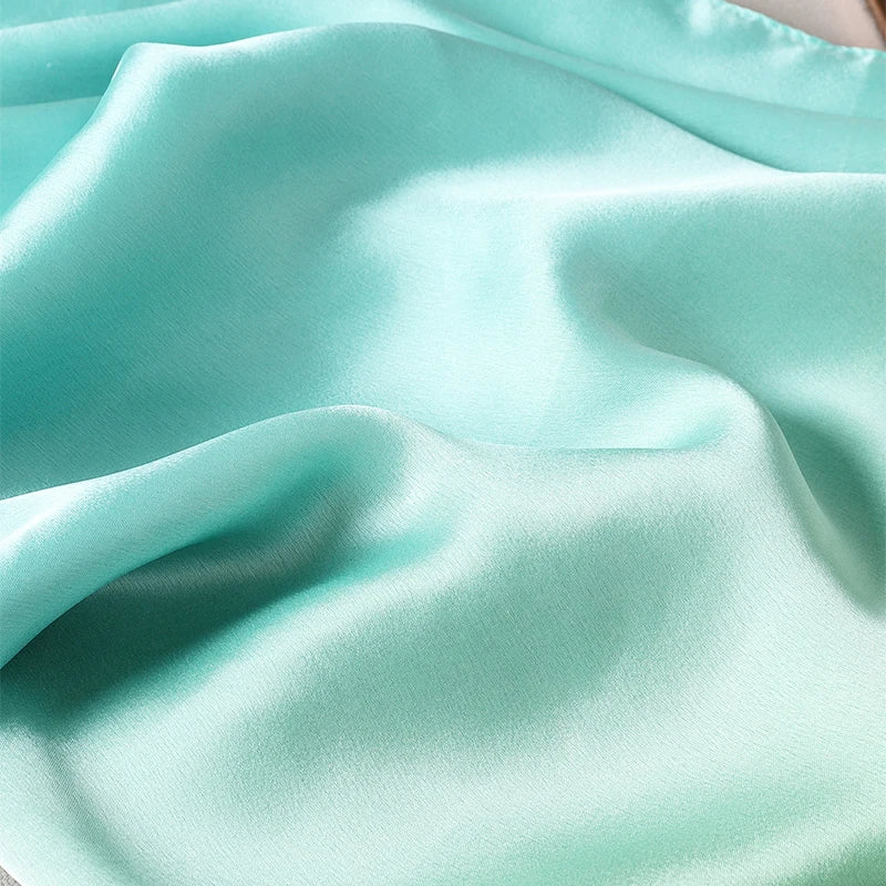 Luxury Gradient Silk Scarf Women Brand Solid Femme Shawls Wraps Bandana Head Foulard Fashion Lady Hijab Wedding Poncho 2023