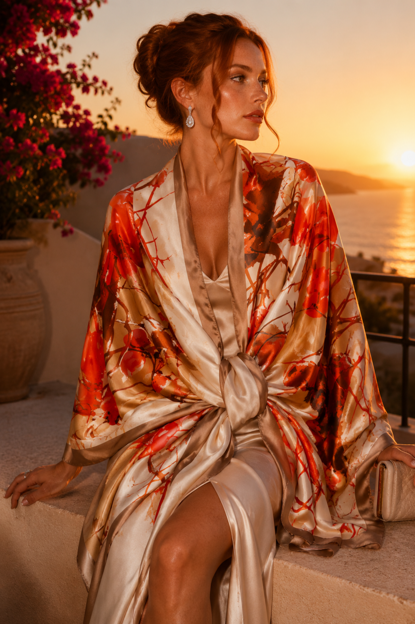 Sorraya Floral Wedding Guest Wrap & Occasion Shawl