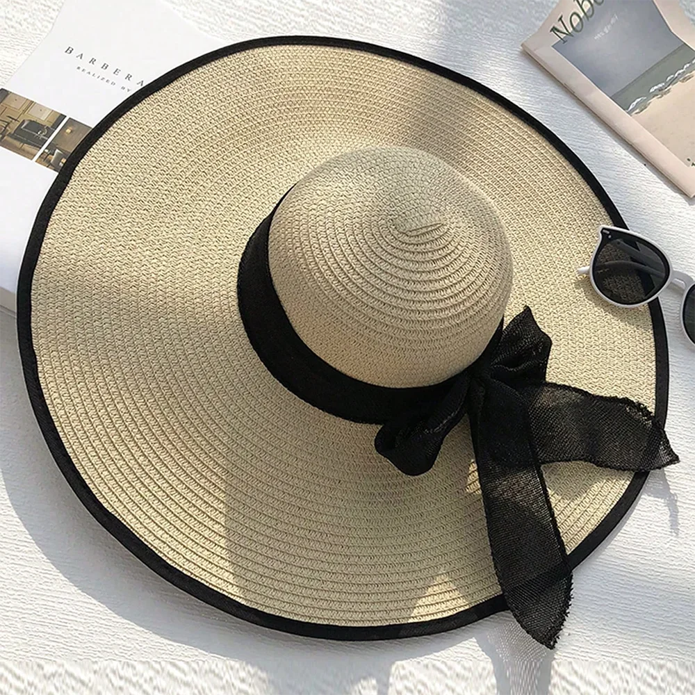 Leela Wide Brim Straw Hat, Summer Sun Hat for Women, Beach & Festival Style