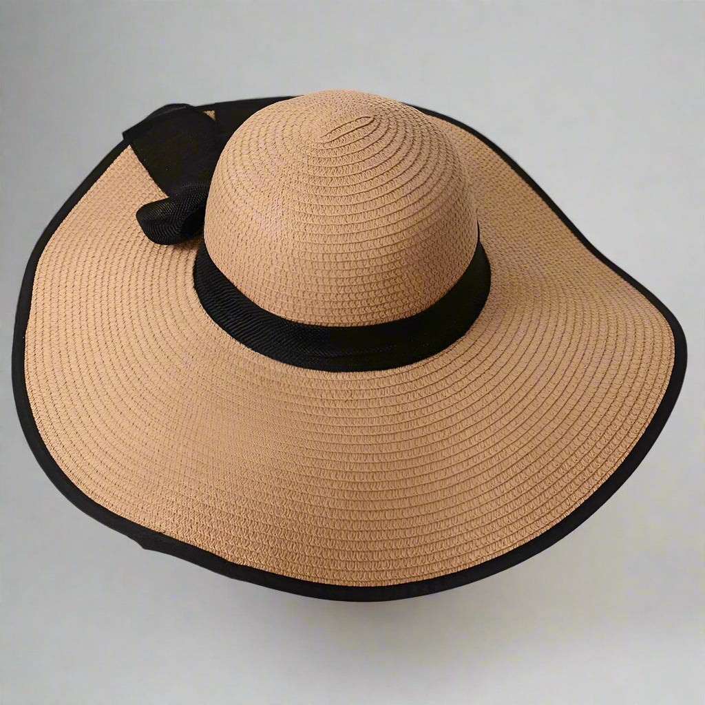 Leela Wide Brim Straw Hat, Summer Sun Hat for Women, Beach & Festival Style