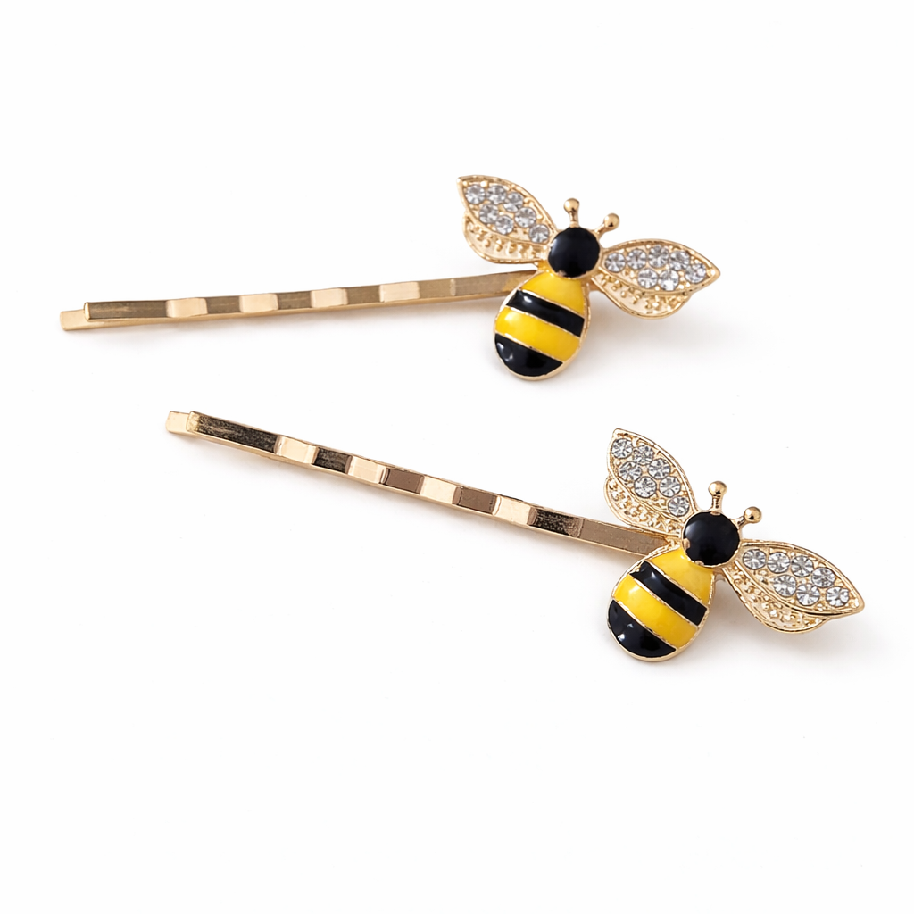 The 'Sweet Like Honey' Hair Slides in Golden