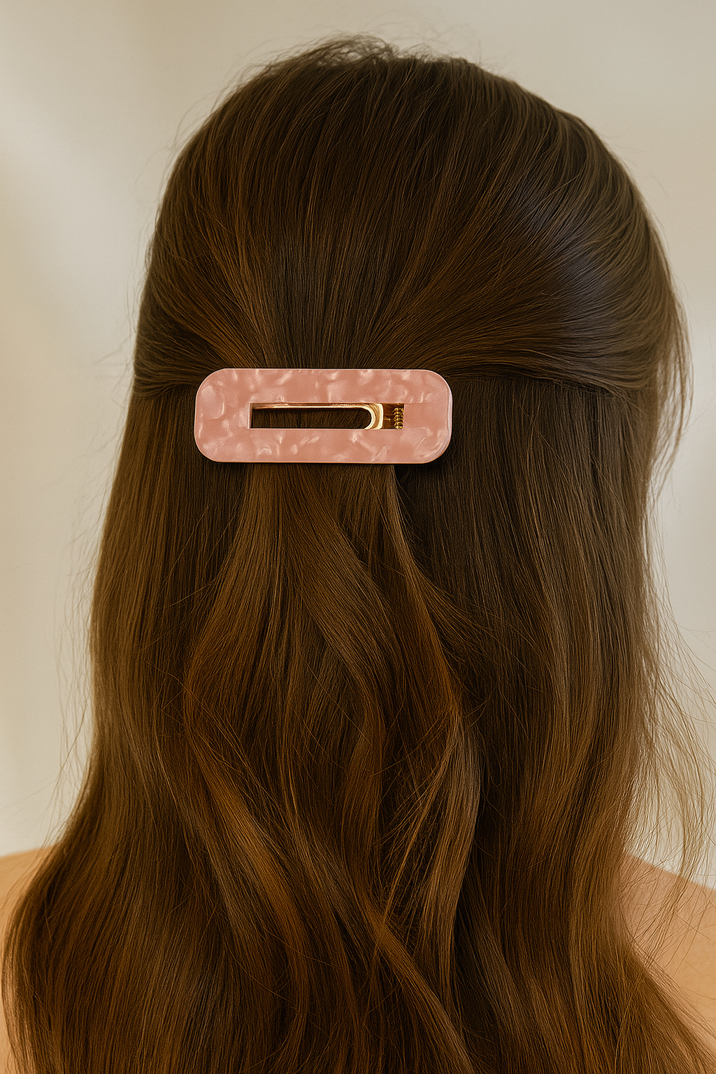 Peach Hair Clips