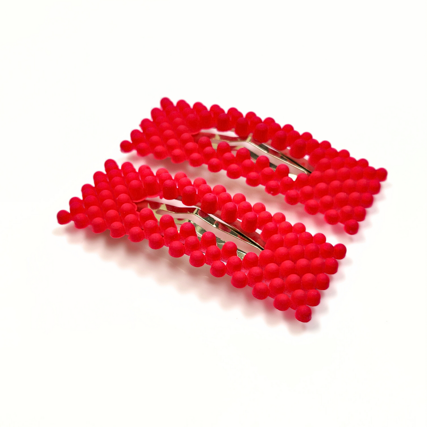 Ayva Snap Hair Clip in Fuchsia