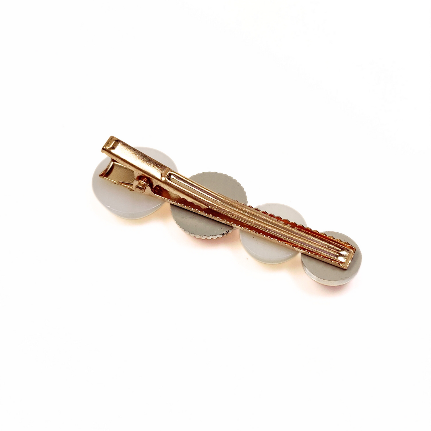 Mireya Gold Pearl Rhinestone Hair Slides