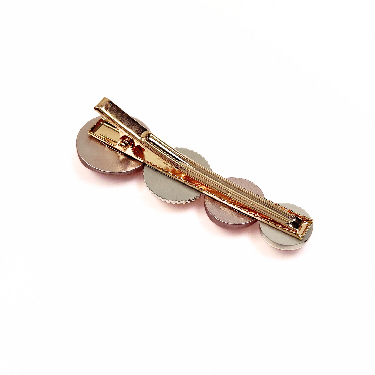 Mireya Gold Pearl Rhinestone Hair Slides