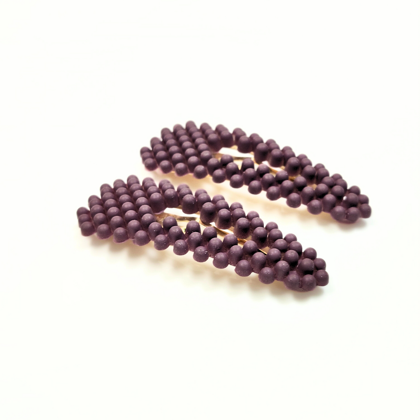 Ayva Snap Hair Clip in Purple