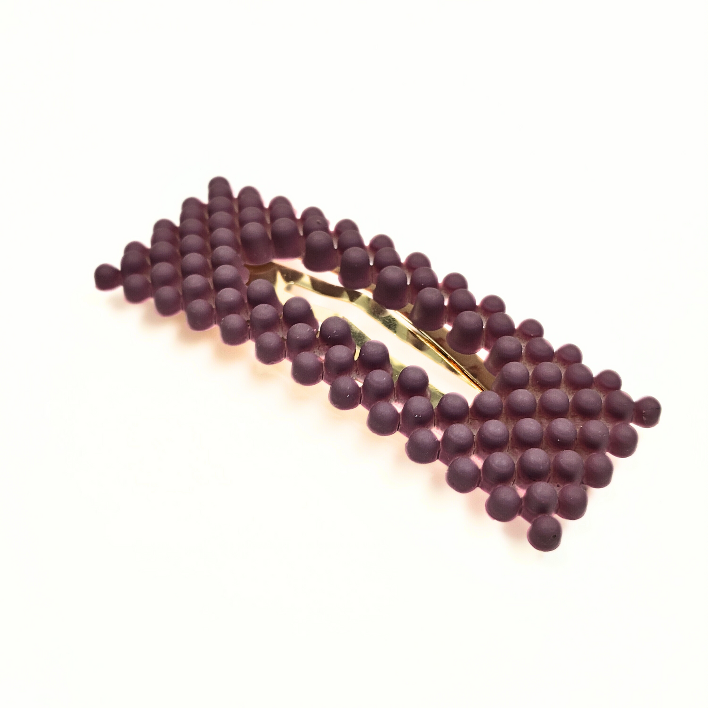 Ayva Snap Hair Clip in Purple