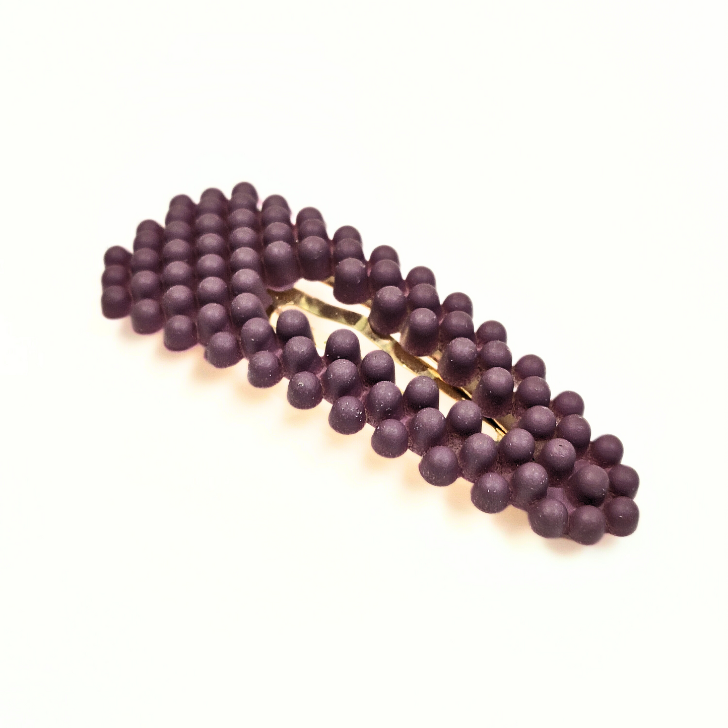 Ayva Snap Hair Clip in Purple