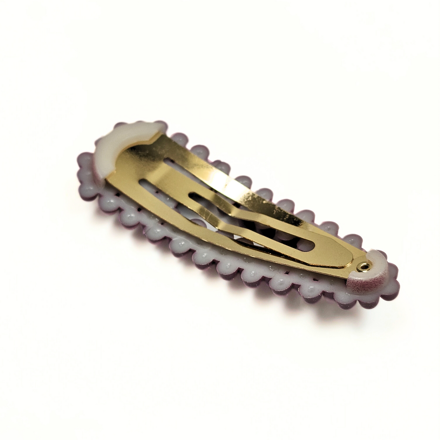 Ayva Snap Hair Clip in Khaki Green