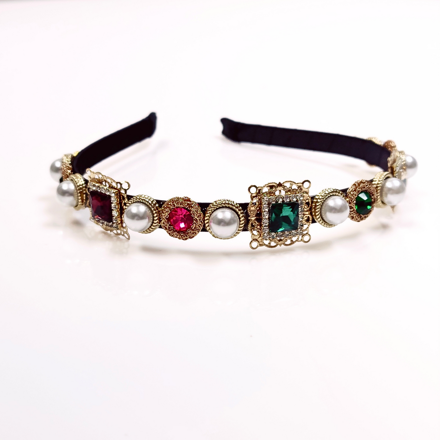 Regal Crystal Hairband in Multi