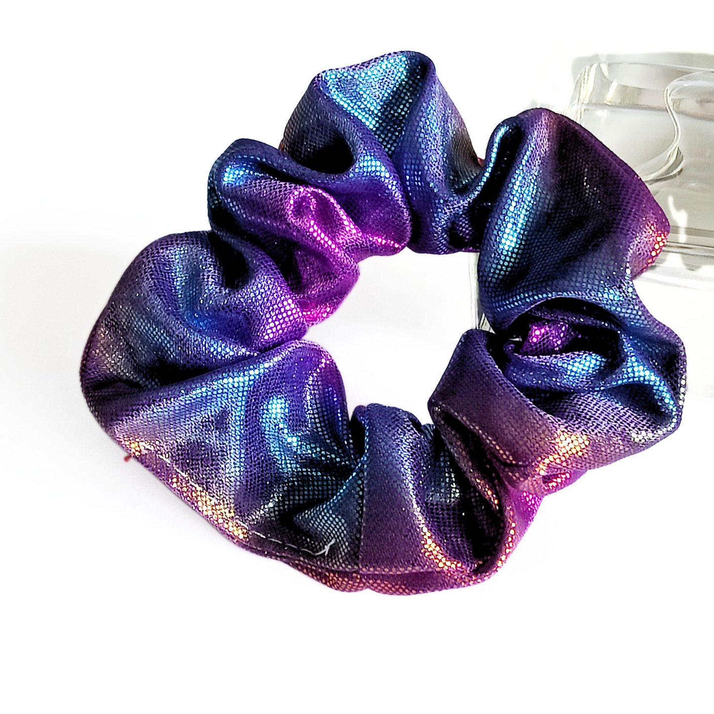 Shimmery Scrunchie in Lilac Sapphire