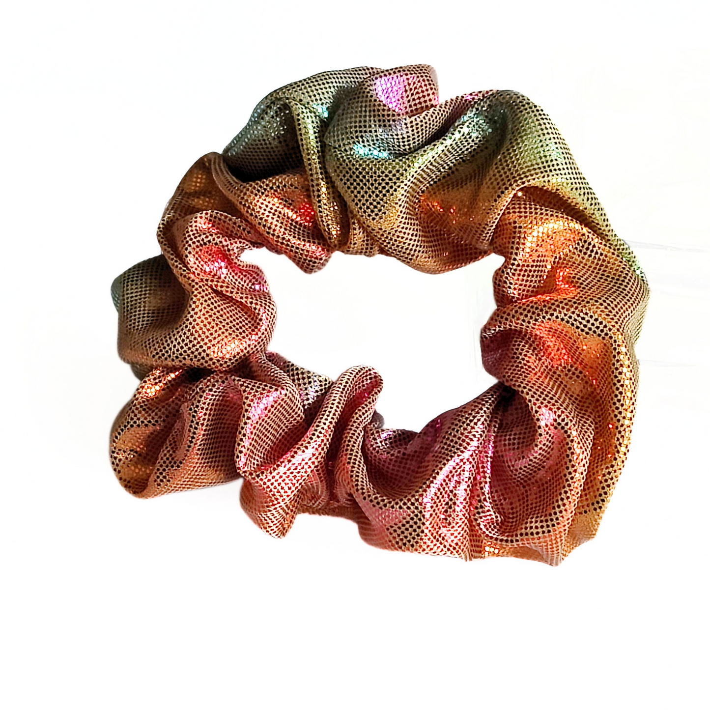 Shimmery Scrunchie in Pastel Aura