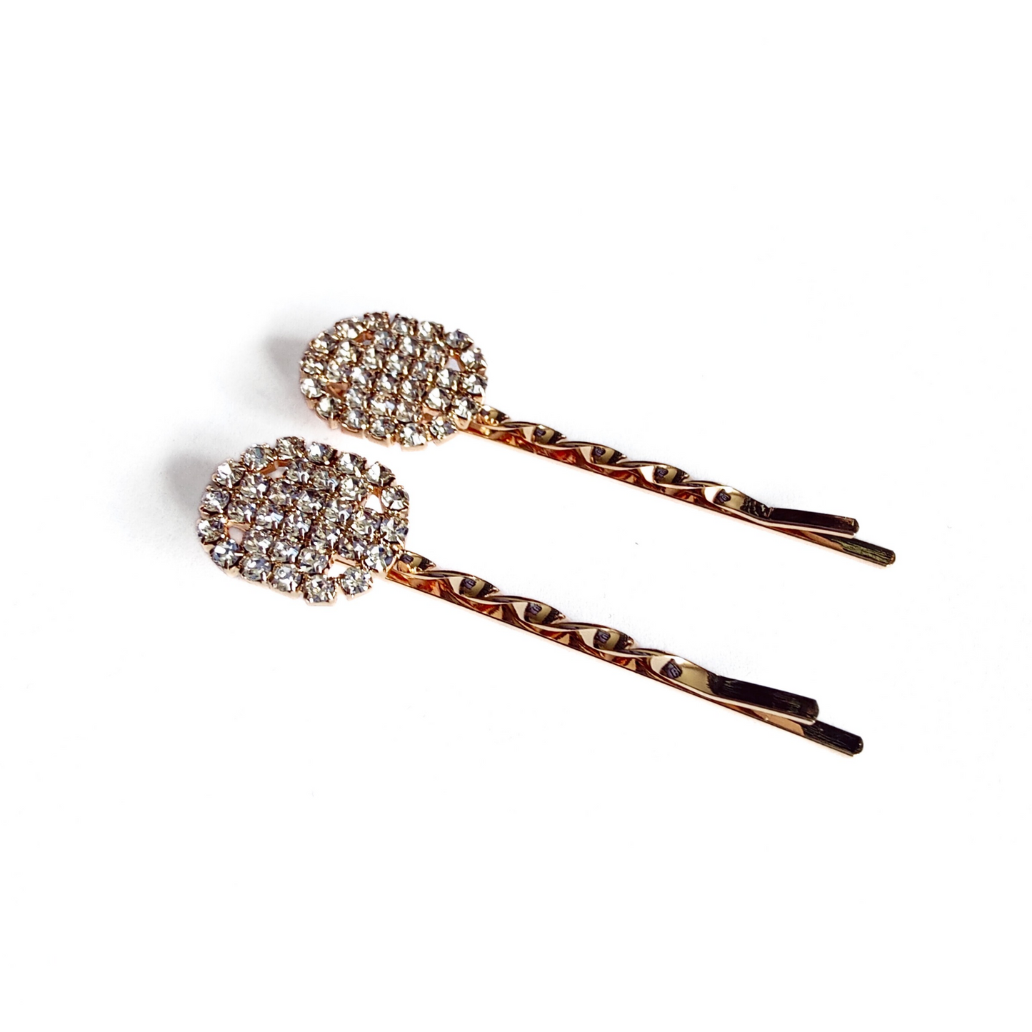 Aliya Hair Slides in Gold