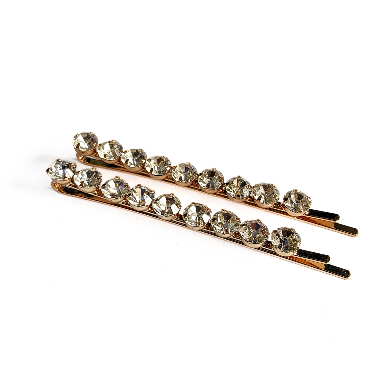 Mala Hair Slides in Gold