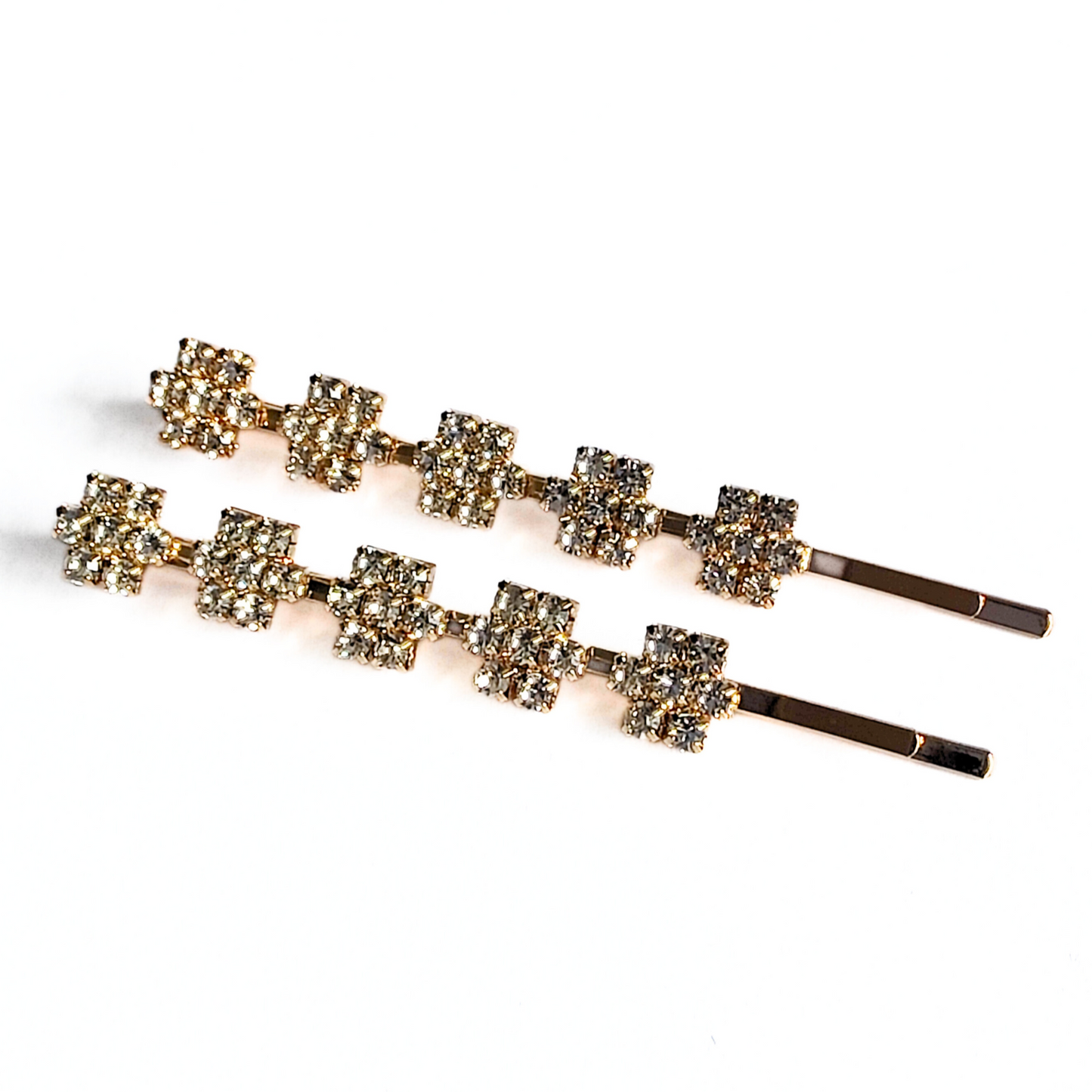 Diya Hair Slides in Gold