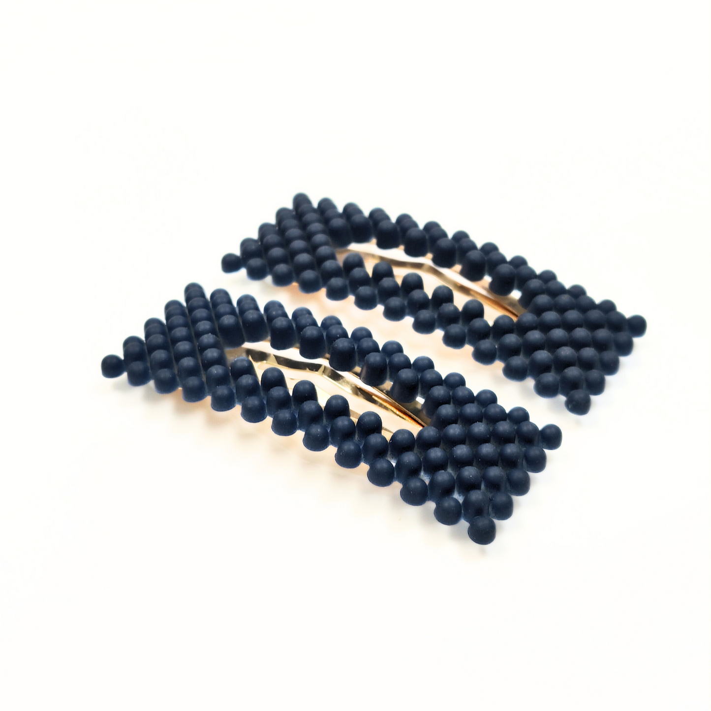 Ayva Snap Hair Clip in Navy