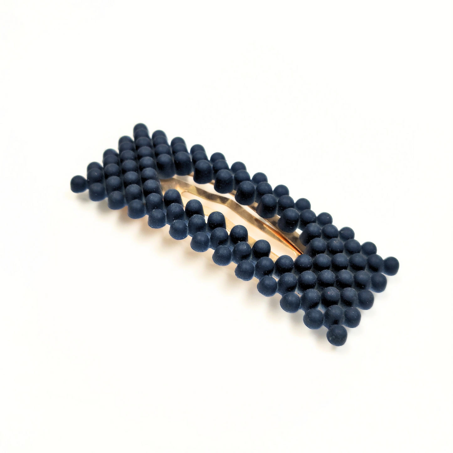 Ayva Snap Hair Clip in Navy