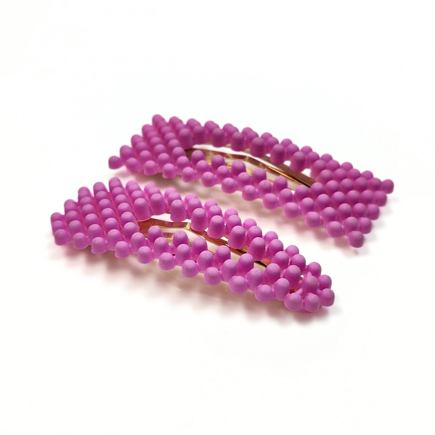 Ayva Snap Hair Clip in Fuchsia