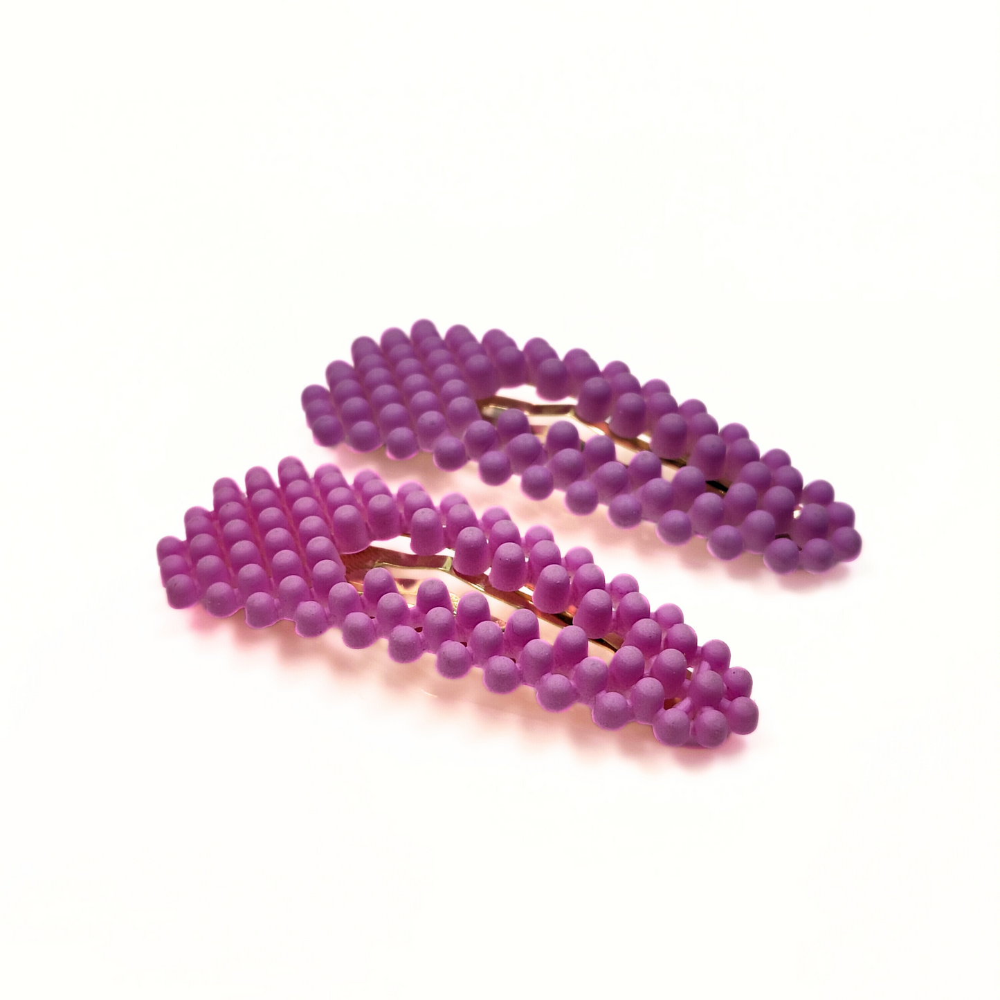 Ayva Snap Hair Clip in Fuchsia