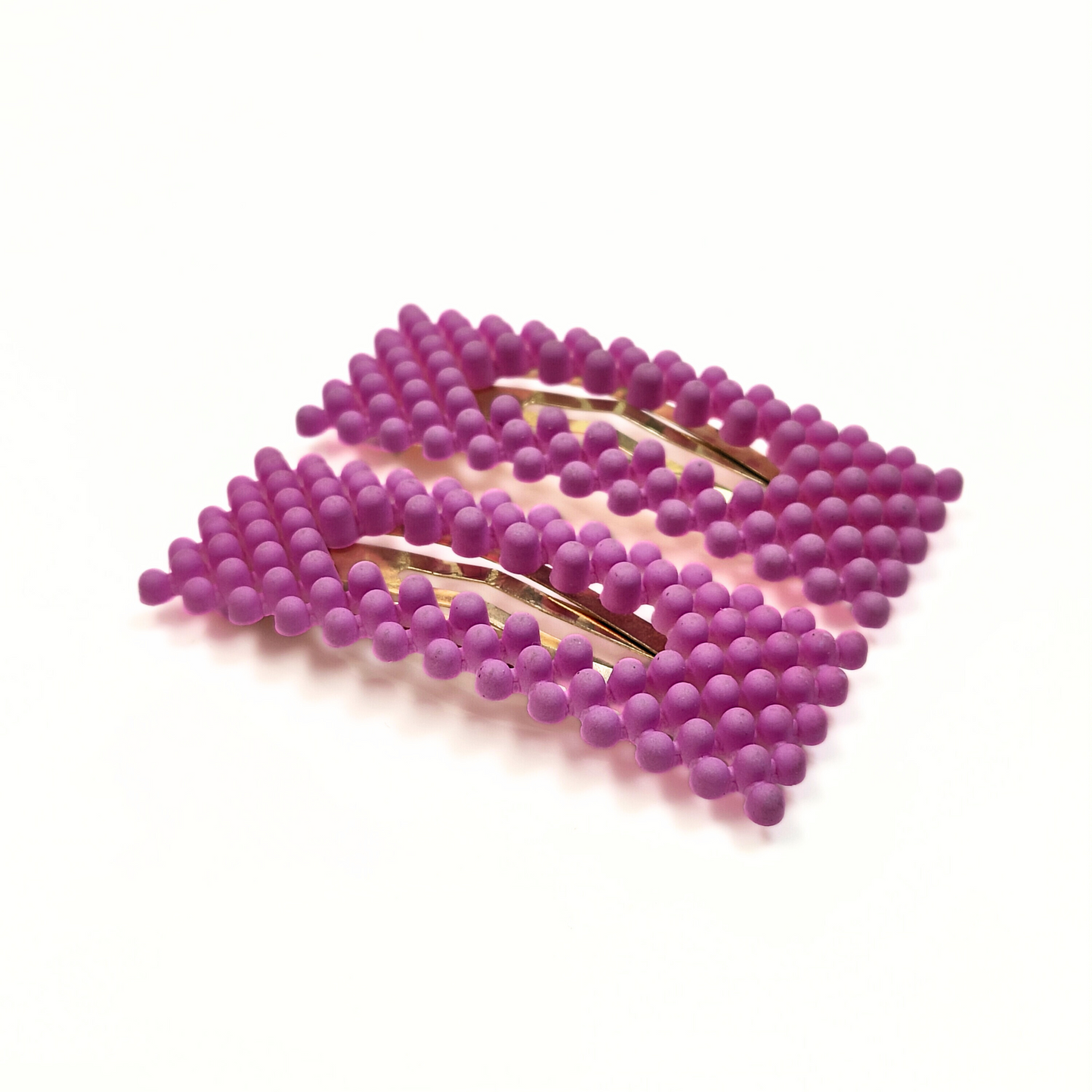 Ayva Snap Hair Clip in Fuchsia