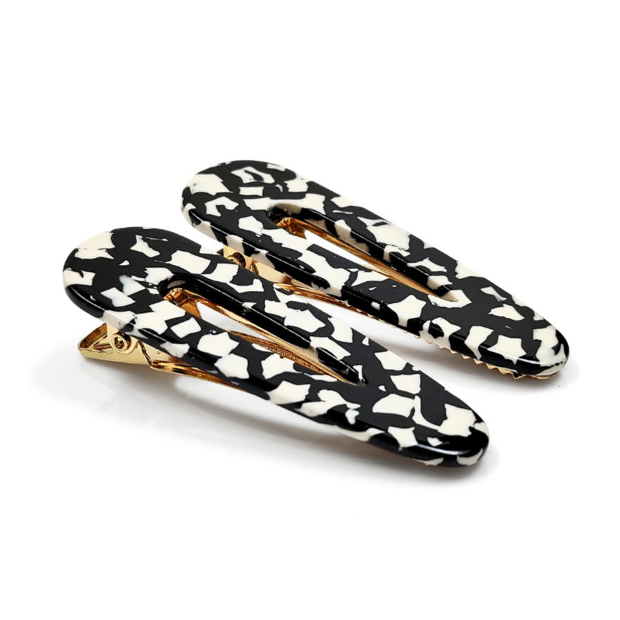 Dalmation Hair Clips