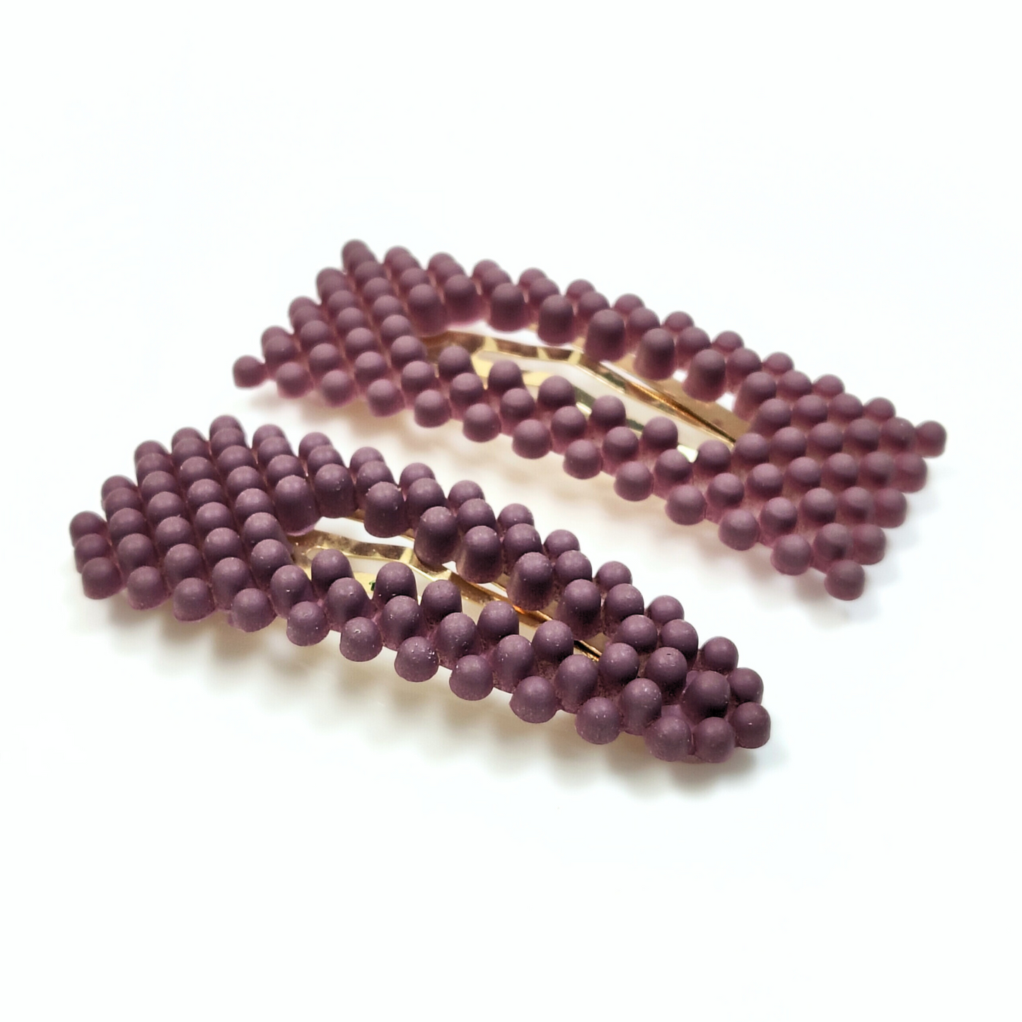 Ayva Snap Hair Clip in Purple