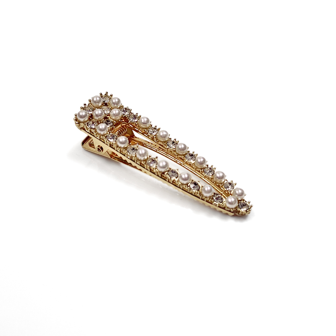 Naiya Gold Pearl Hair Clip