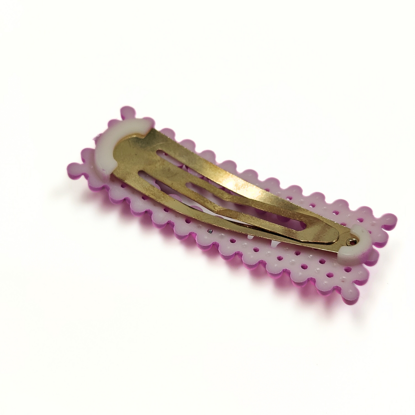 Ayva Snap Hair Clip in Fuchsia