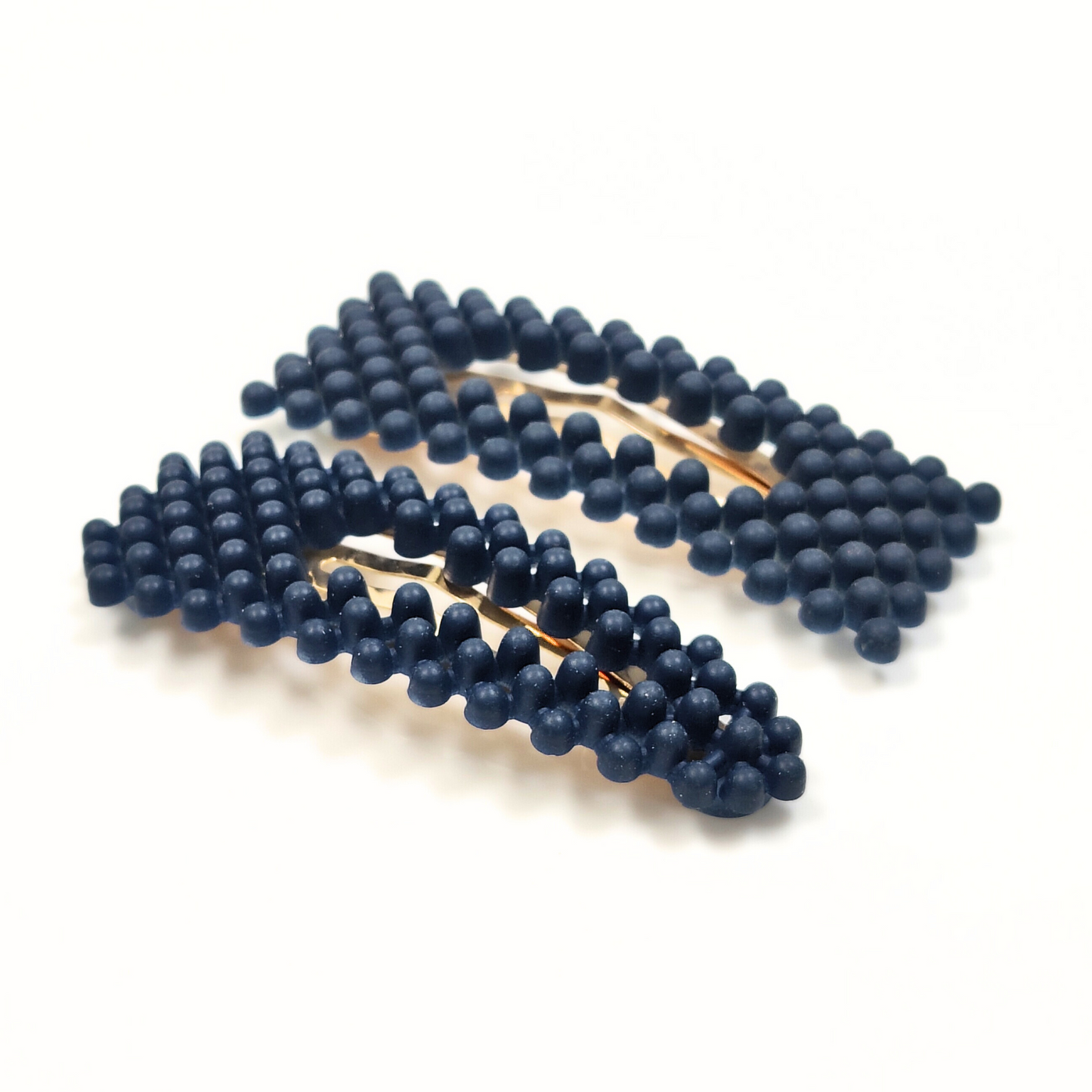 Ayva Snap Hair Clip in Navy