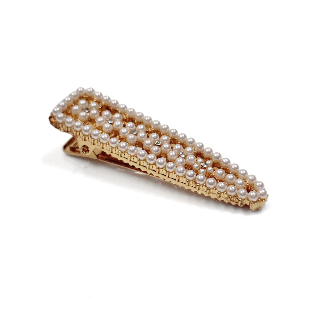 Iyla Gold Pearl Hair Clip