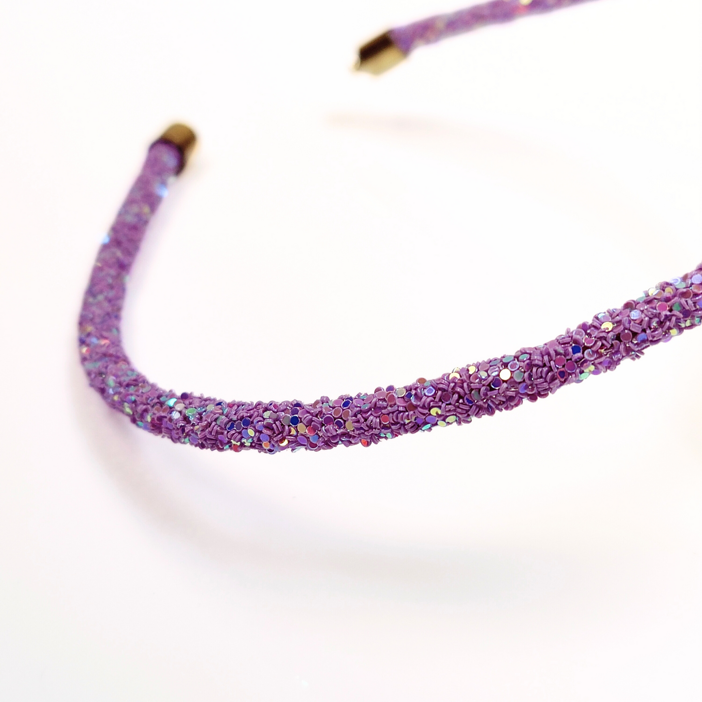 Rosa Crystal Embellished Hairband in Lilac