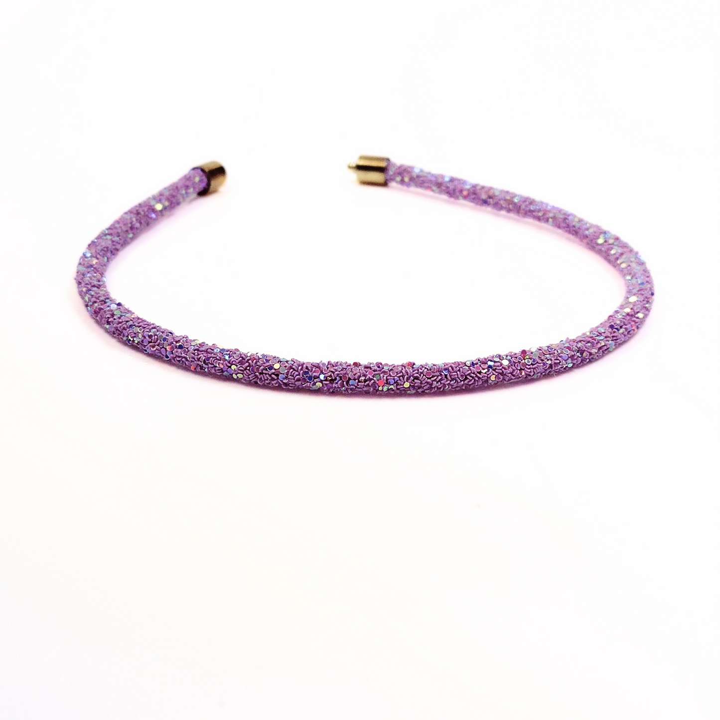 Rosa Crystal Embellished Hairband in Lilac