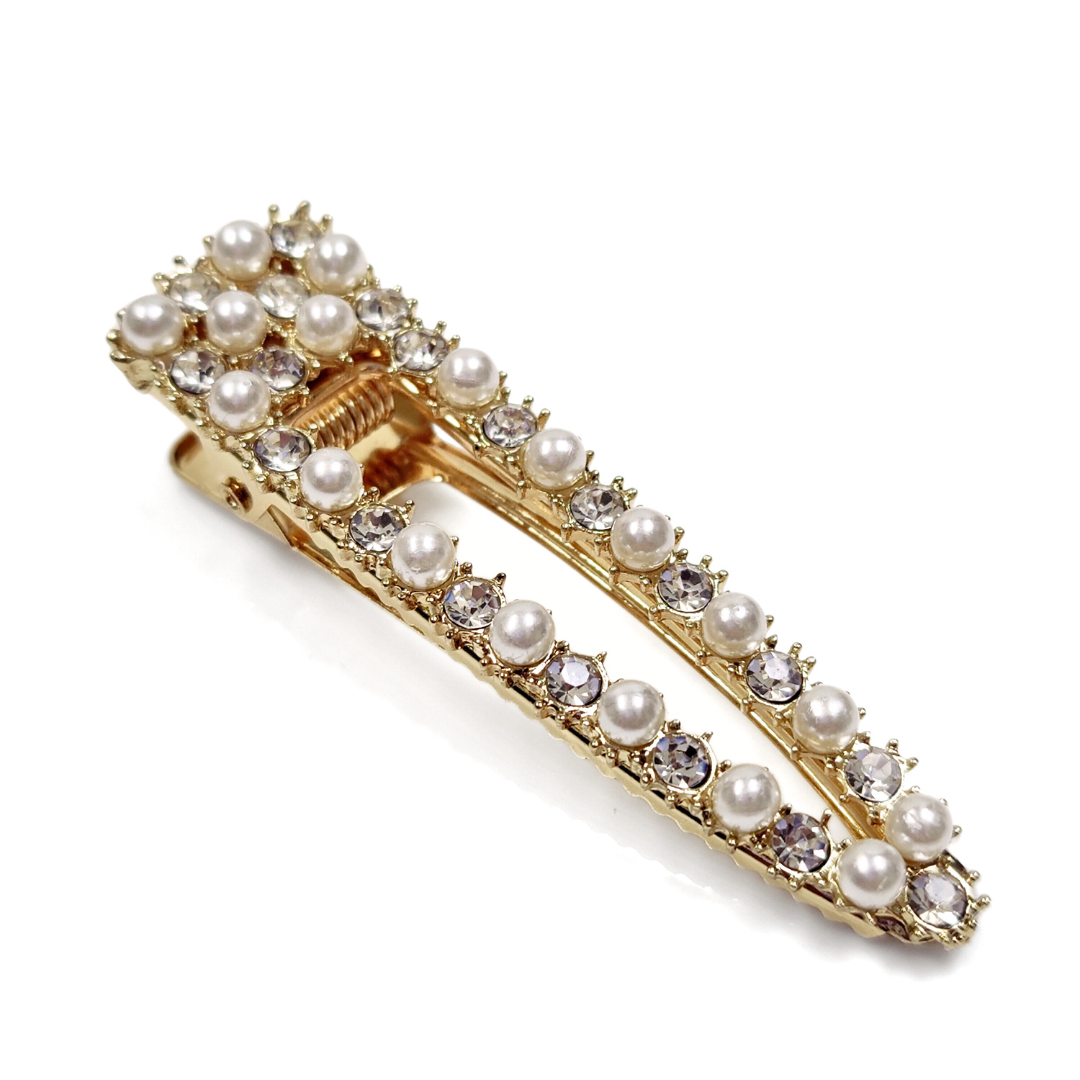 Naiya Gold Pearl Hair Clip