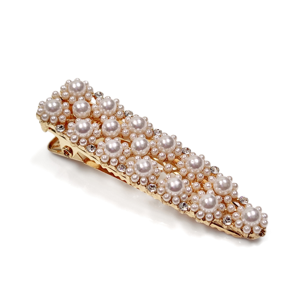 Piya Gold Pearl Hair Clip