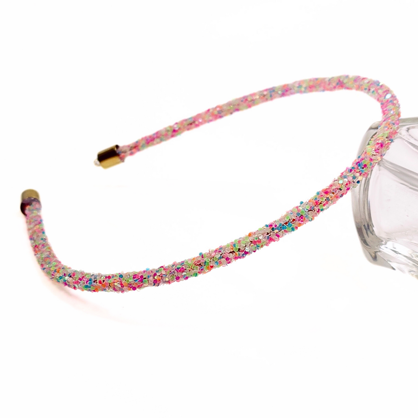 Rosa Crystal Embellished Hairband in Neon