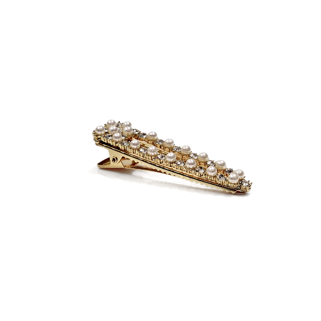 Naiya Gold Pearl Hair Clip