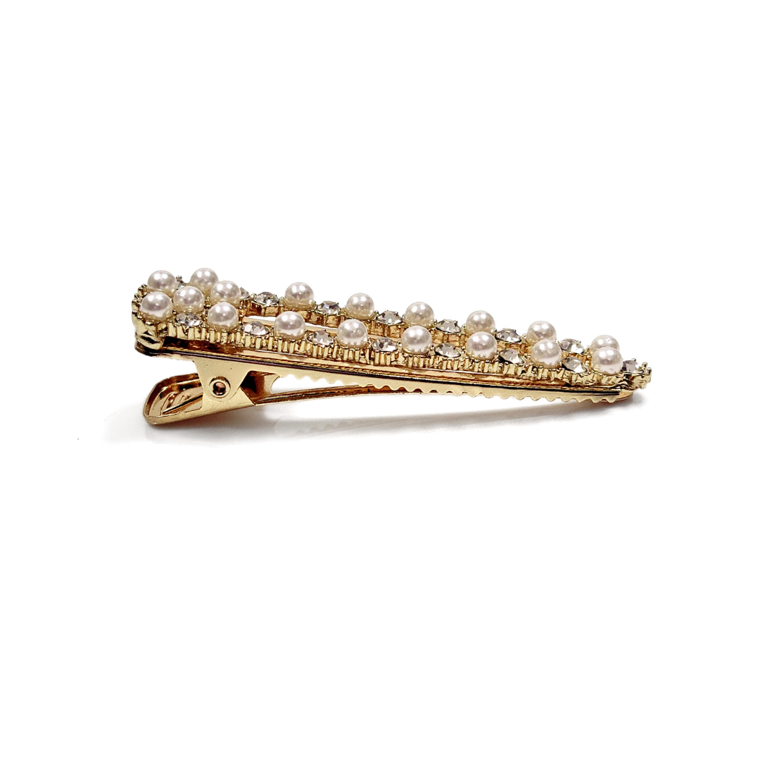 Naiya Gold Pearl Hair Clip