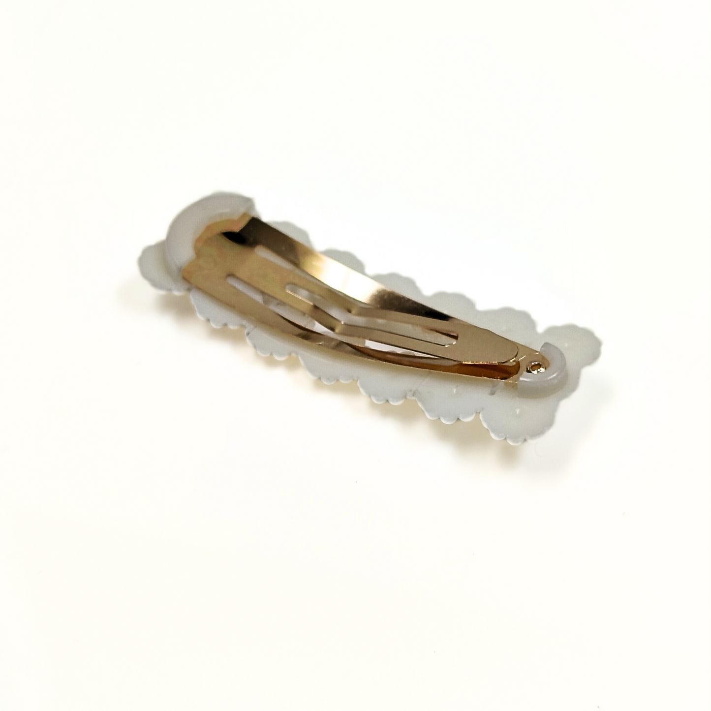 Elsie Pearl Snap Hair Clips in Gold