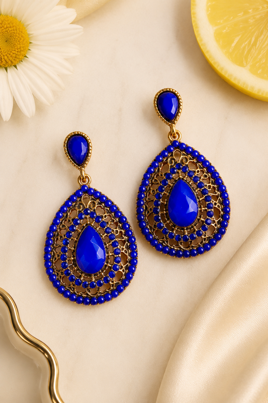 The 'Dolce Vita Drops' in Sapphire