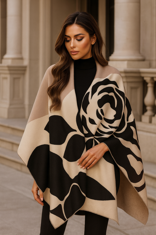 Zina Scarf Shawl in Brown
