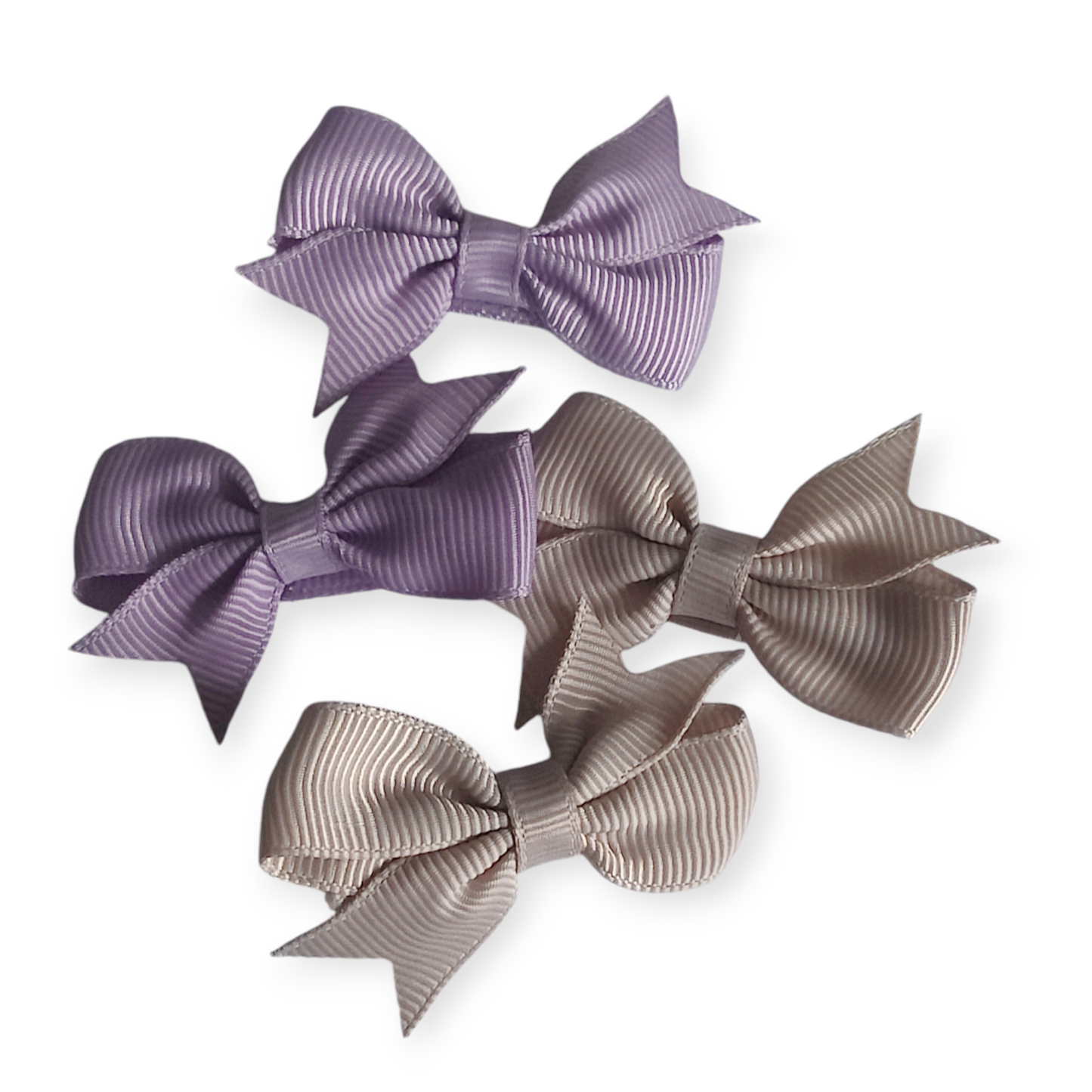 Set Of 4 Dinky Bows in Lavender Bliss